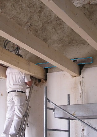 Oorspronkelijk bronbeeld bij Een doorgezakte vloer