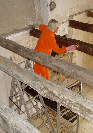 Oorspronkelijk bronbeeld bij Klimmateriaal: ladders, trappen en steigers